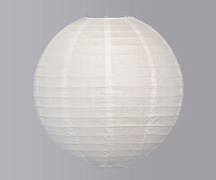 Witte lampion voor binnen, Ø20cm - 500 stuks