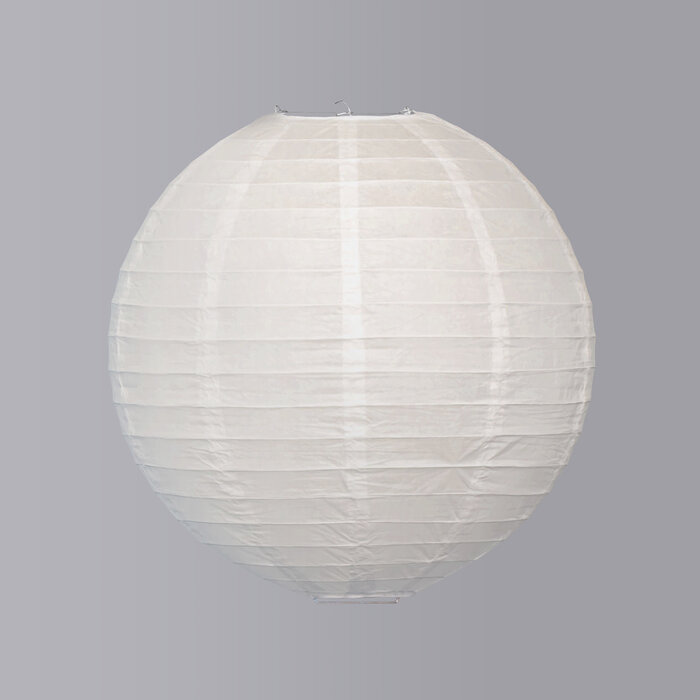 White nylon lantern for outdoor, Ø25cm - Copy - Copy