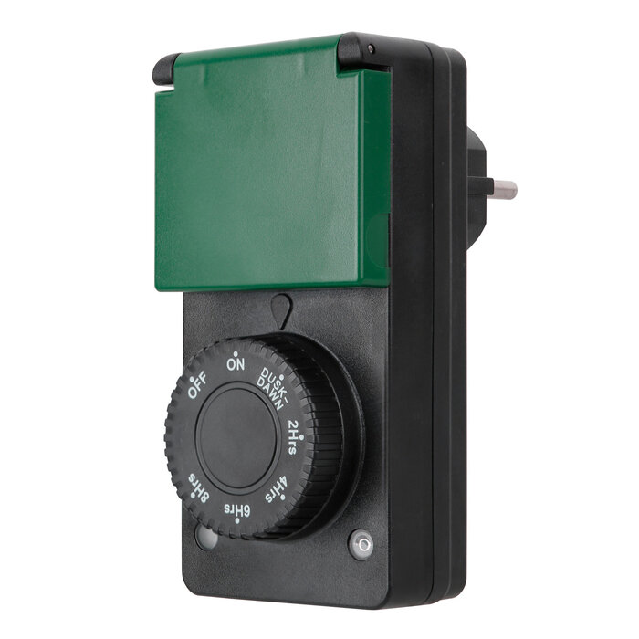 Time switch with extensive options for outside use