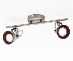 Plafondlamp Michigan mat zilver