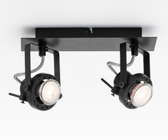 Design plafondlamp verstelbaar 2-lichts - Dayton