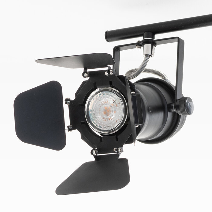 Plafondspots Cammy - mat zwart