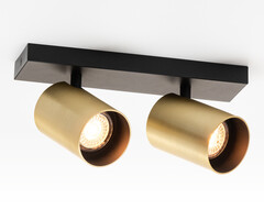 Plafondlamp met gouden spots - Pia