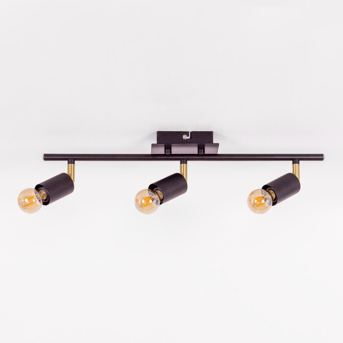 Moderne plafondlamp met 3 spots - Kelby