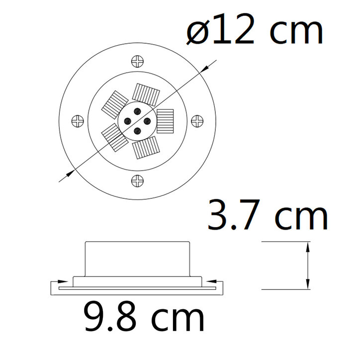 Solar grondspot IP67 - Sunny