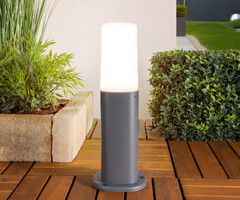 Moderne antraciet staande buitenlamp Izo, 30 cm