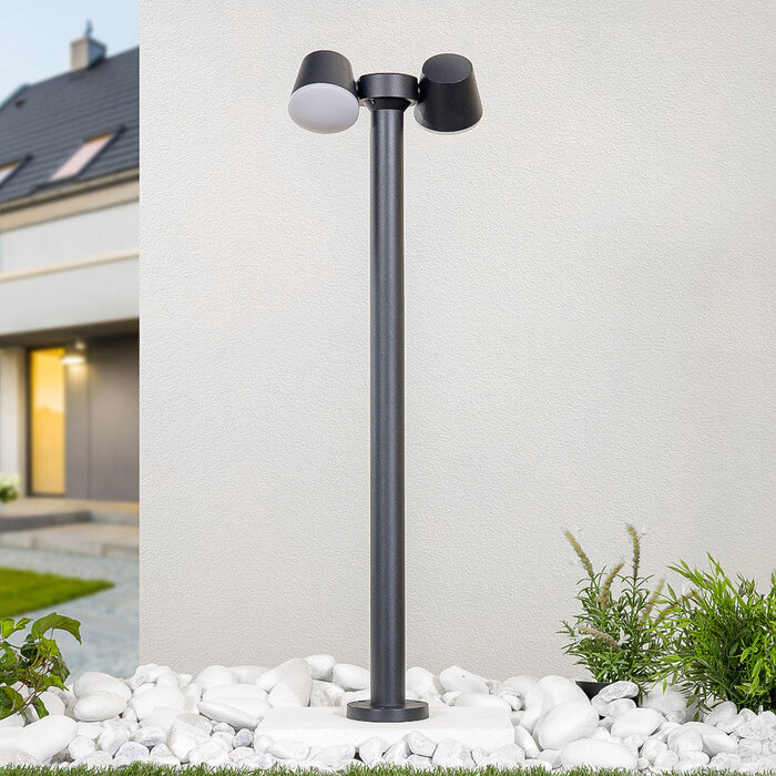 Verstelbare staande buitenlamp Penny - zwart