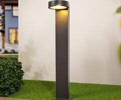 Staande buitenlamp Lucas in antraciet, 50 cm
