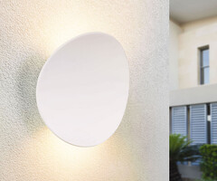 Design muurlamp buiten Ozzy - wit