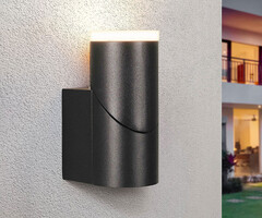 Verstelbare wandlamp buiten Demy IP54 - zwart