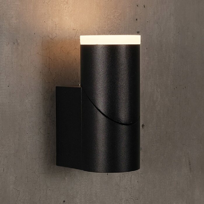 Verstelbare wandlamp buiten Demy IP54 - zwart