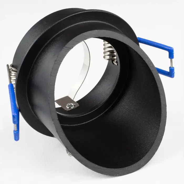 Design Inbouwspot zwart met gouden binnenkant - Gina