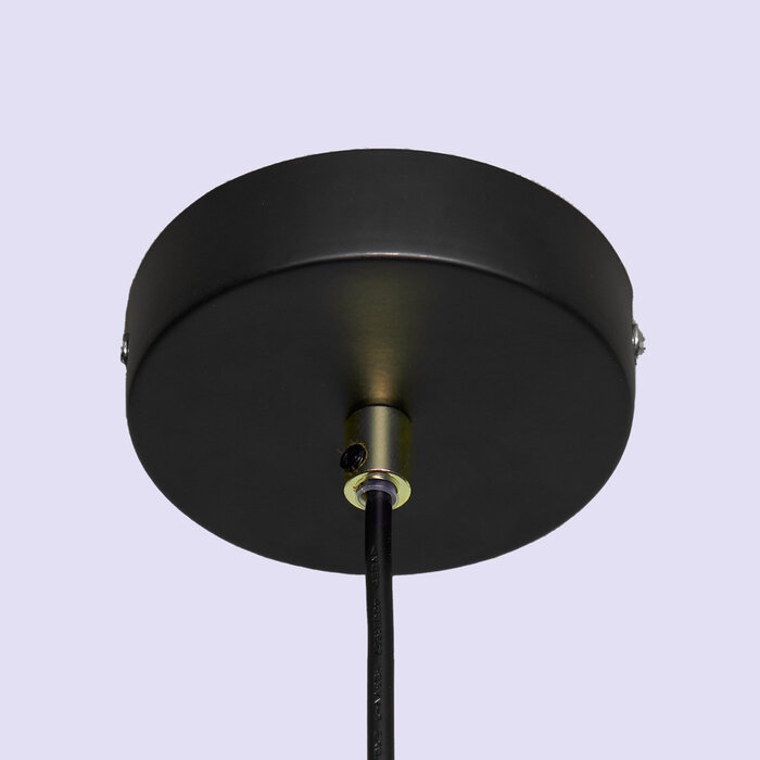 Hanglamp Lauren  - zwart met goud