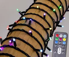 LED lichtslang van 10 m RGB met twinkel incl. afstandsbediening - Rubber
