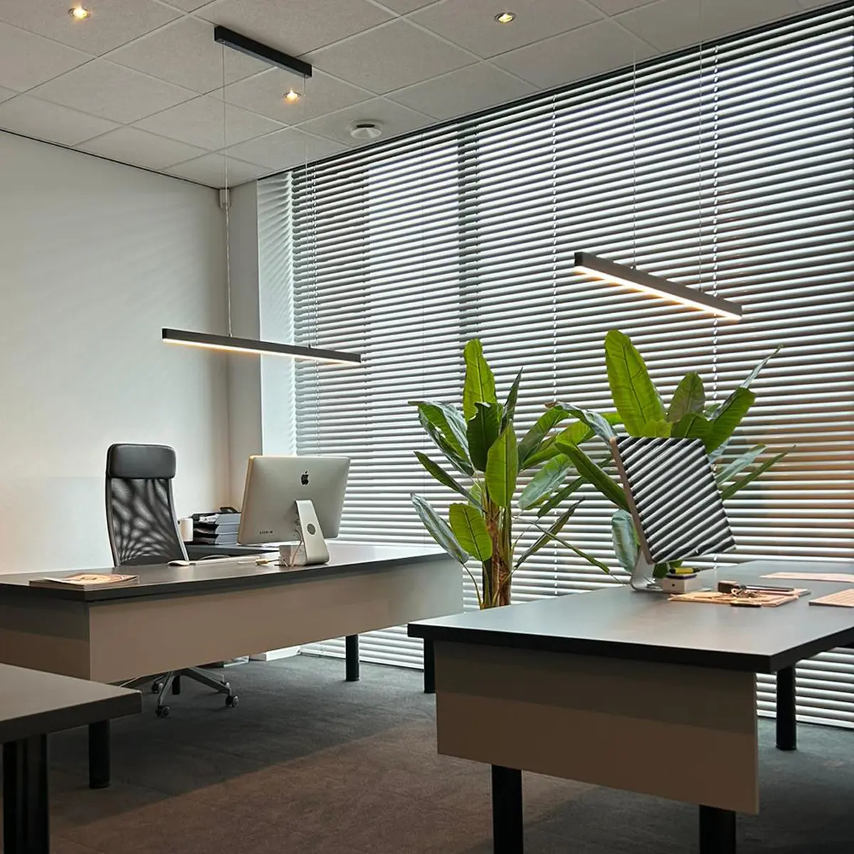 Minimalistische hanglamp Andre met diverse dimopties - zwart