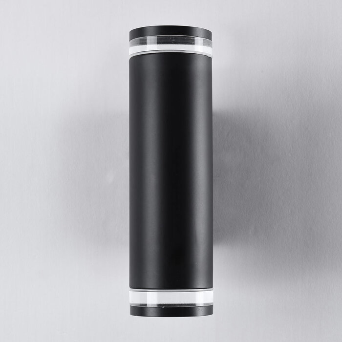 Industriële wandlamp Yara - mat zwart