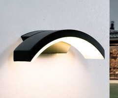 Design wandlamp buiten Vic - zwart