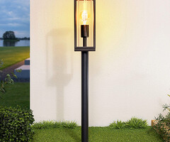 Zwarte staande buitenlamp - Teddy