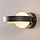 Wall light Carlos - black with gold