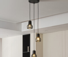 Industriële bruine plafondlamp - Hailey