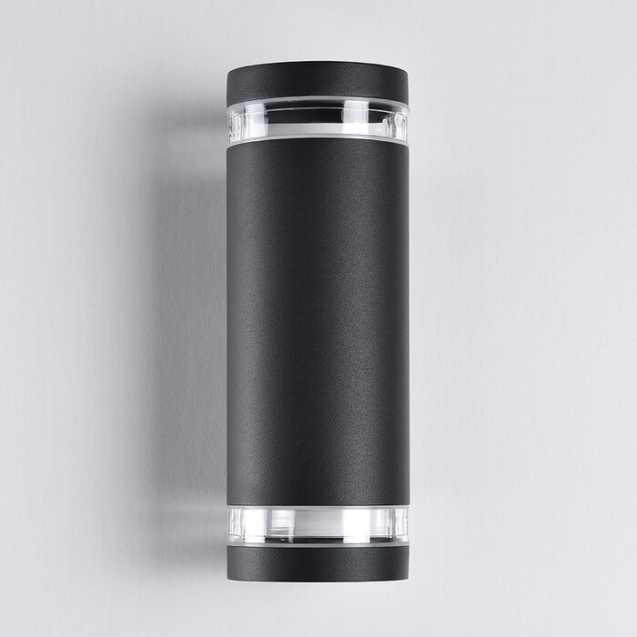 Buitenwandlamp Showman 2-lichts - zwart