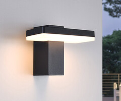 Design buitenwandlamp Roberto - zwart