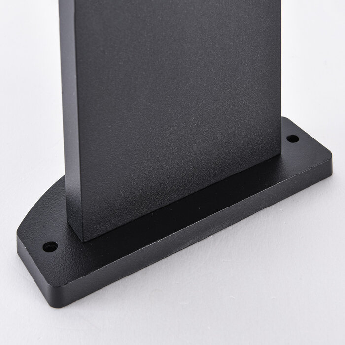 Zwarte staande buitenlamp Francesco, 50cm