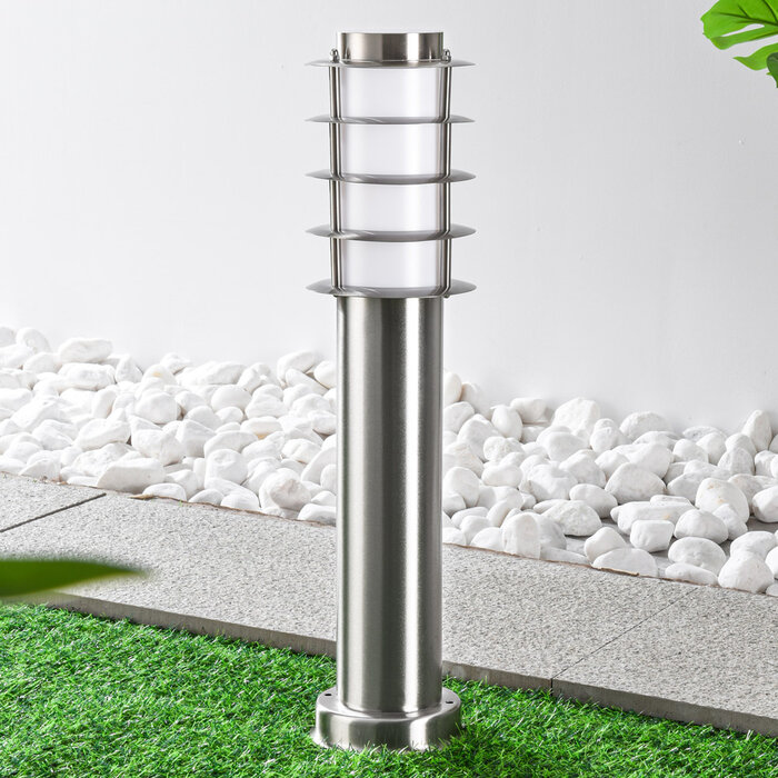 Staande RVS buitenlamp  Silvio, 50 cm