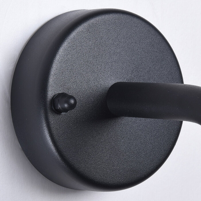 RVS landelijke buitenlamp Davide - zwart