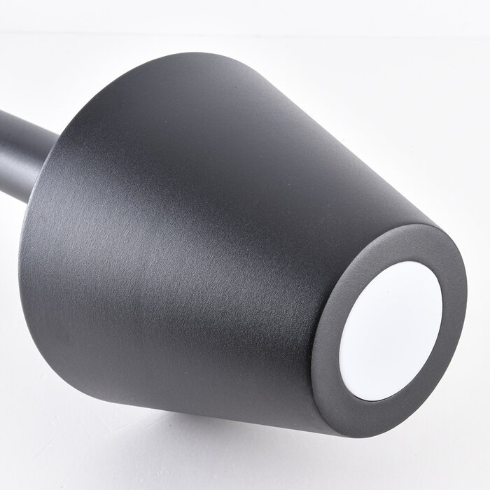 Moderne buitenlamp Bruno zwart, 80 cm