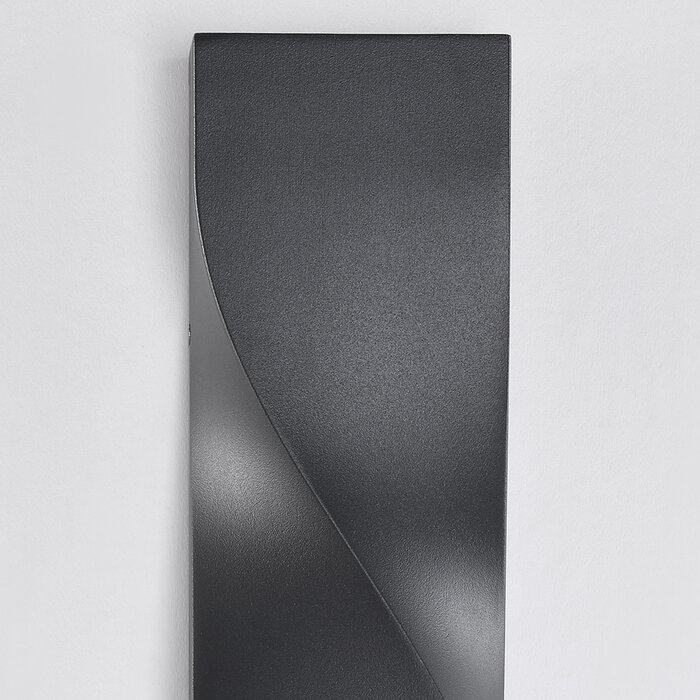 Industriële wandlamp buiten Aurelia - antraciet