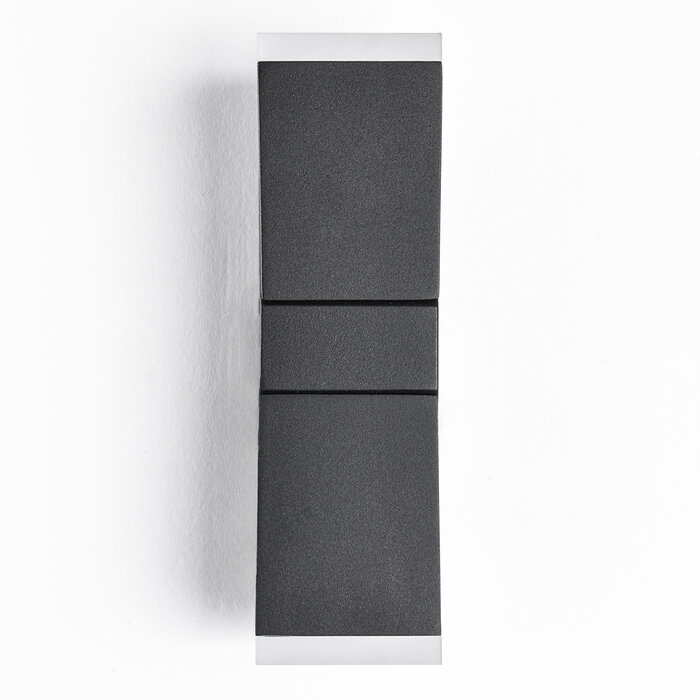 Verstelbare wandlamp Michael 2-lichts - zwart