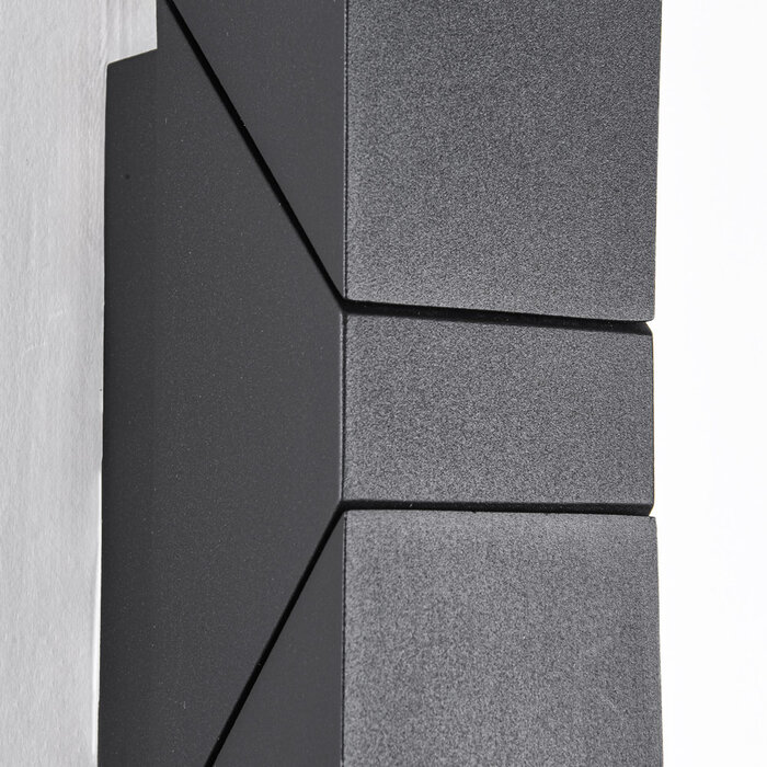 Verstelbare wandlamp Michael 2-lichts - zwart