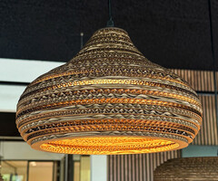 Kartonnen hanglamp - Lena