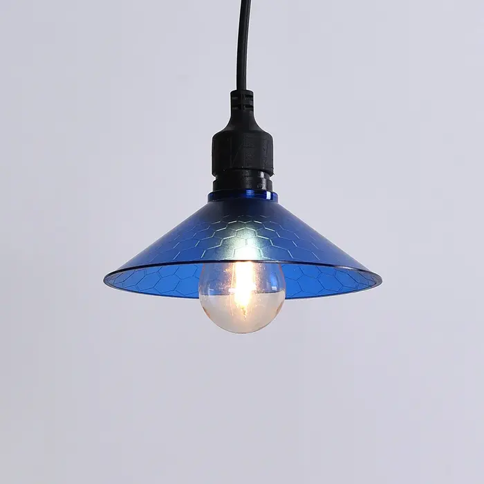 Kap voor prikkabel lampen - (Let op: enkel geschikt voor hangende E27 fittingen)