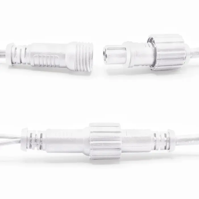Koppelbare netverlichting wit | vanaf 2 m² | 200 LEDs | warm wit | rubber
