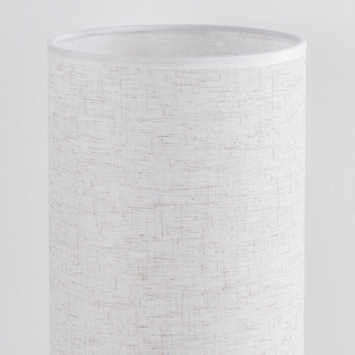 Klassieke tafellamp metaal met stoffen kap - Utrecht