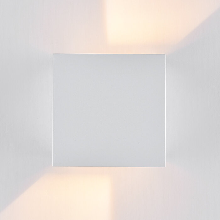 Moderne muurlamp buiten Oliver - wit