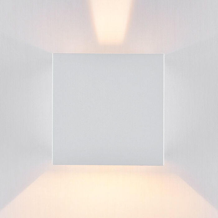 Moderne muurlamp buiten Oliver - wit