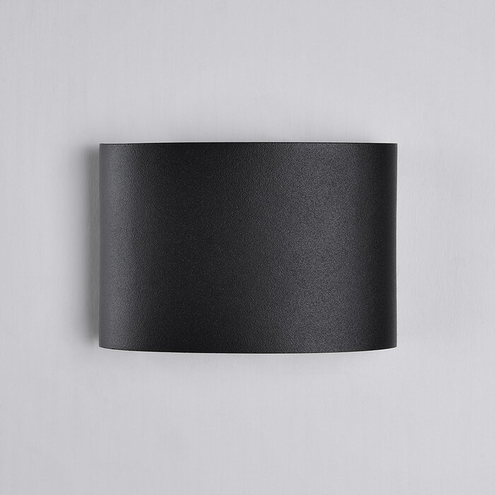 Moderne buitenwandlamp Delft - zwart