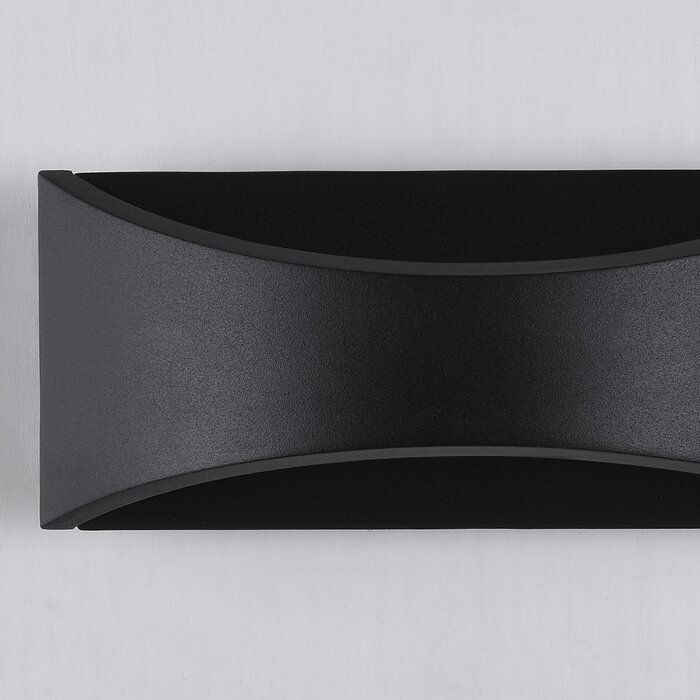 Industriële buitenwandlamp Bremen - zwart