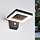 Moderne solar wandlamp buiten met sensor Pablo - zwart