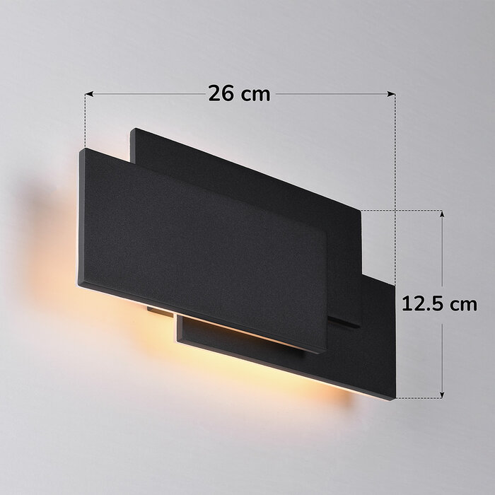 Design wandlamp Utrecht - zwart