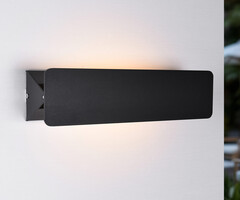 Verstelbare wandlamp Munich - zwart