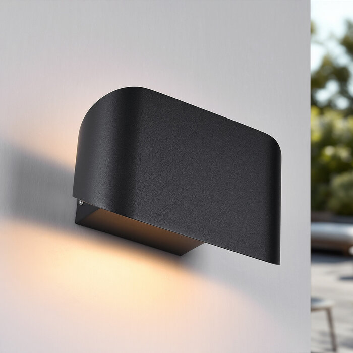 Moderne wandlamp Hamburg - zwart