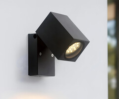 Verstelbare buitenwandlamp Sven - zwart