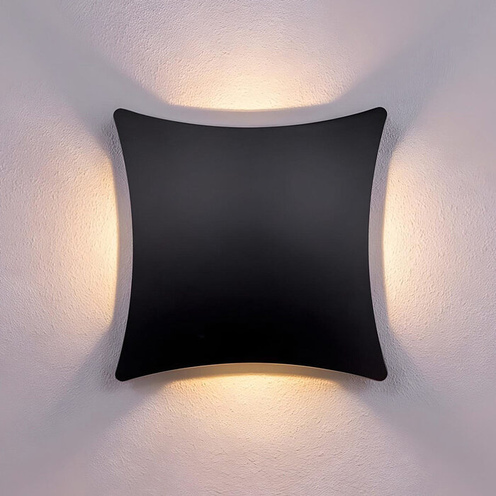 Vierkante wandlamp Ross - 4-lichts