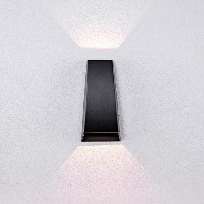 Wandlamp design Rain 2-lichts - zwart