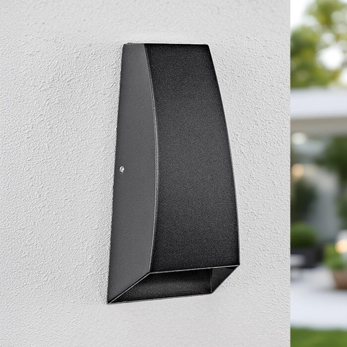 Wandlamp design Rain 2-lichts - zwart