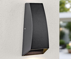 Wandlamp design Rain 2-lichts - zwart